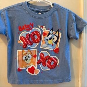 Bluey Valentines Tee Shirt
